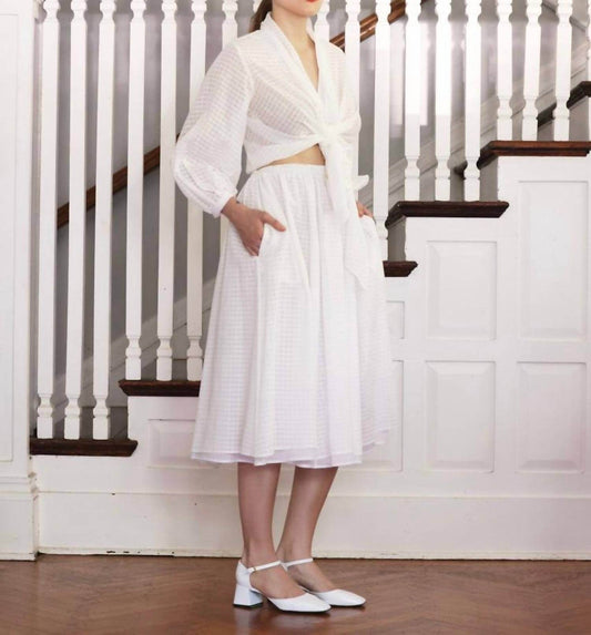 Rose Velvet - Erica Midi Skirt - Rack Hunt -