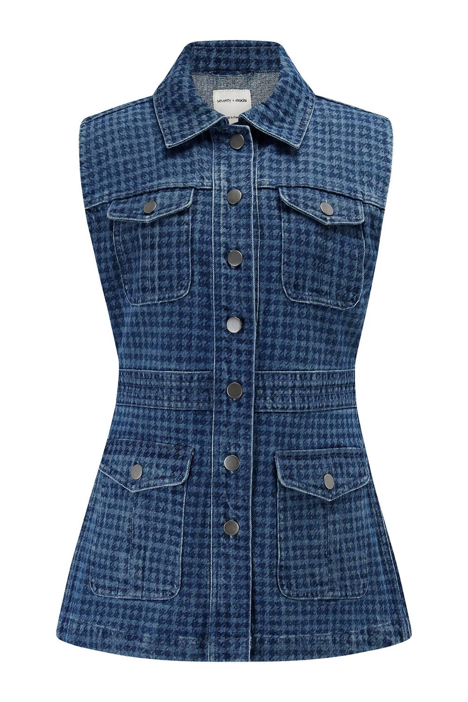 seventy + mochi - Ani Sleeveless Button Front Vest - Rack Hunt