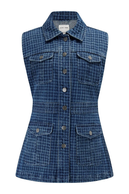 seventy + mochi - Ani Sleeveless Button Front Vest - Rack Hunt