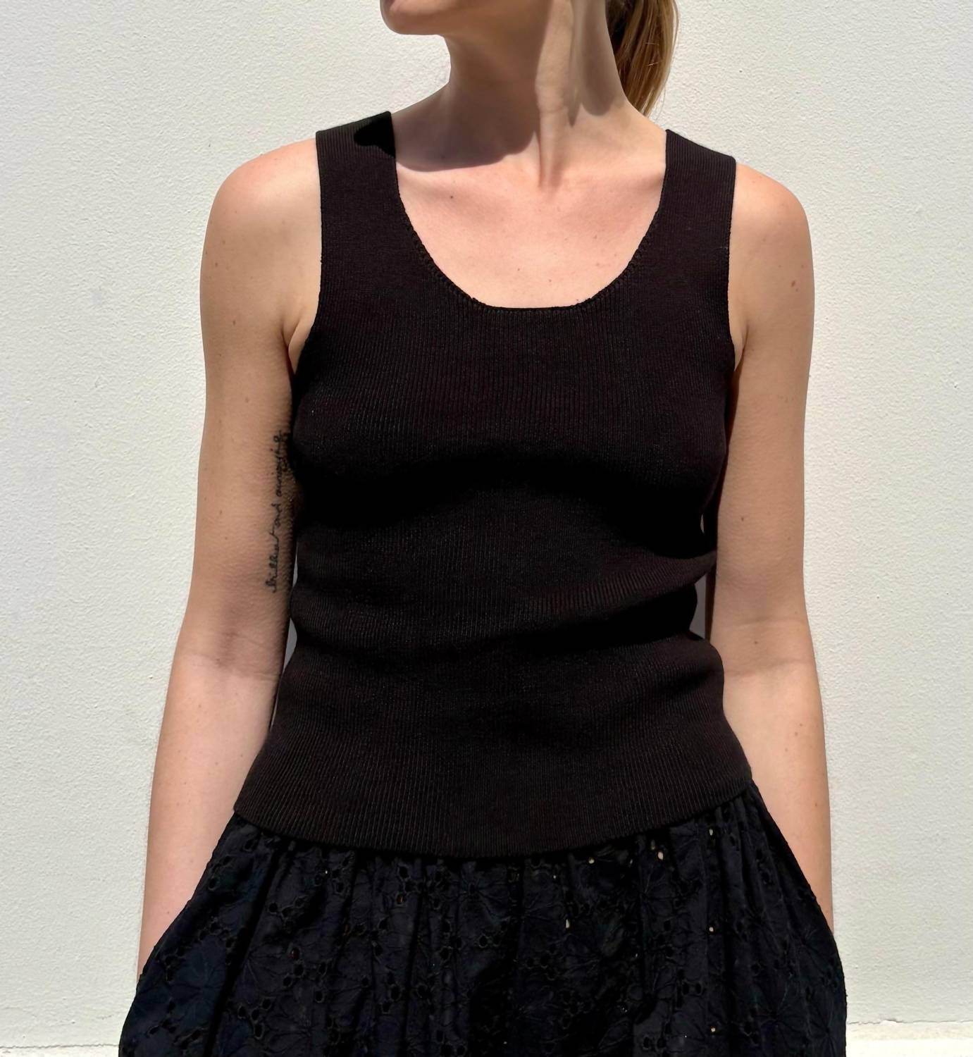 Rose Velvet - Katie Pima Cotton Tank Top - Rack Hunt