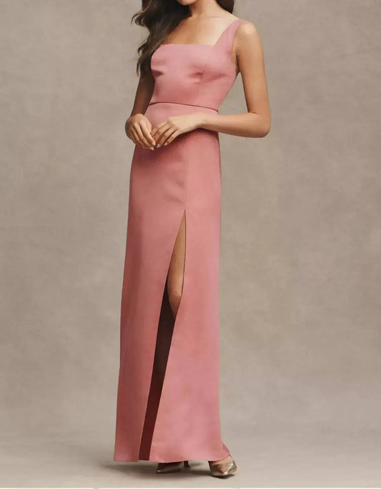 BHLDN - Sophia Satin Maxi Dress - Rack Hunt