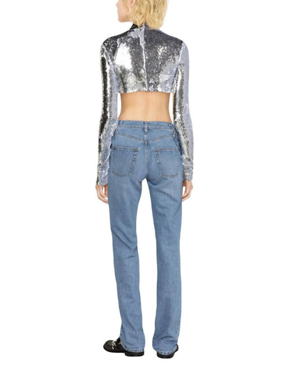 High Rise Straight Leg Jeans