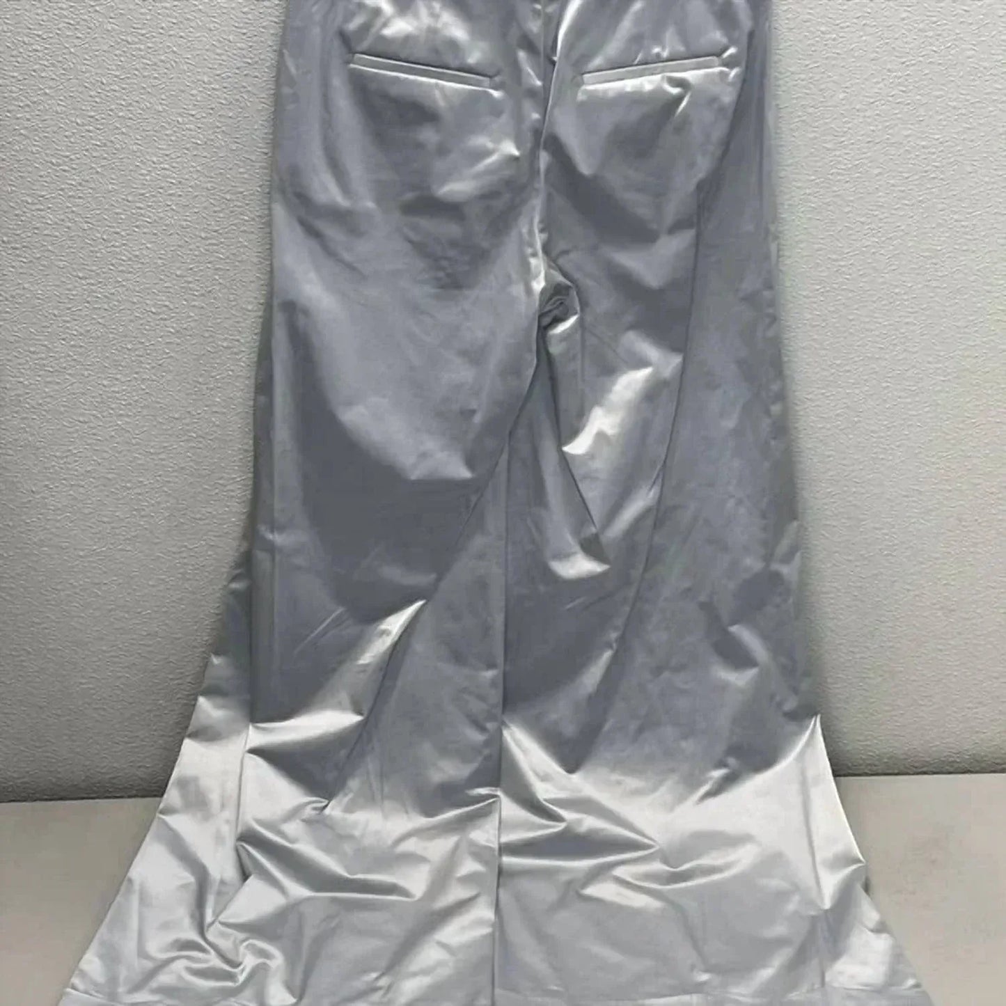 PESERICO - Women's Cotton Blend Satin Palazzo Pants - Rack Hunt