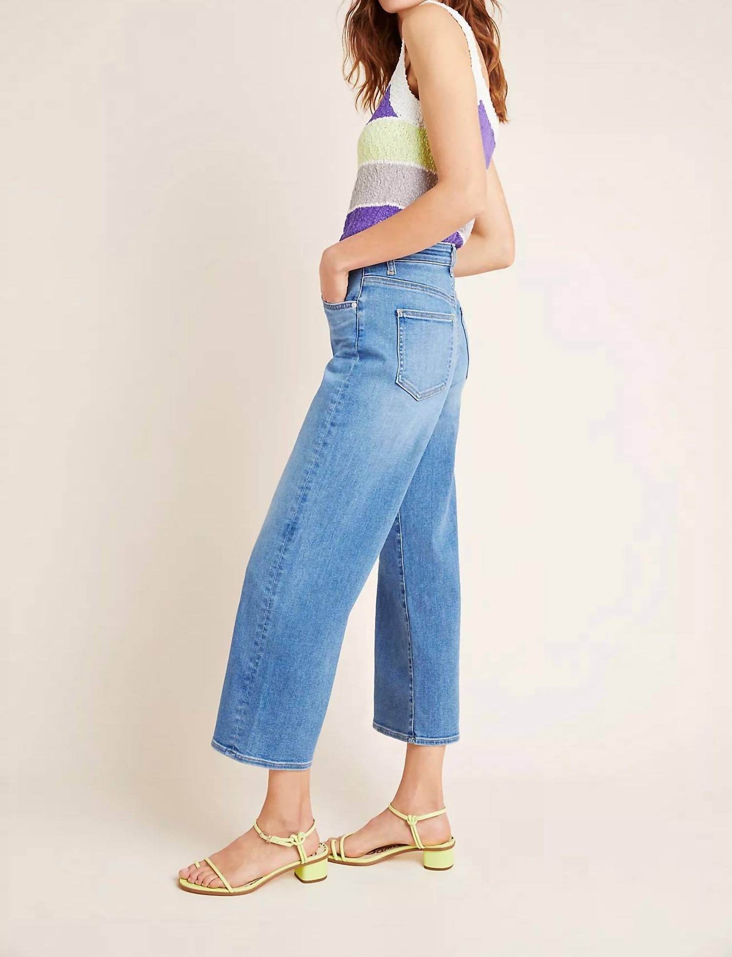 CQY - Sunday Ultra High-risecropped Wide Leg Jeans - Rack Hunt -