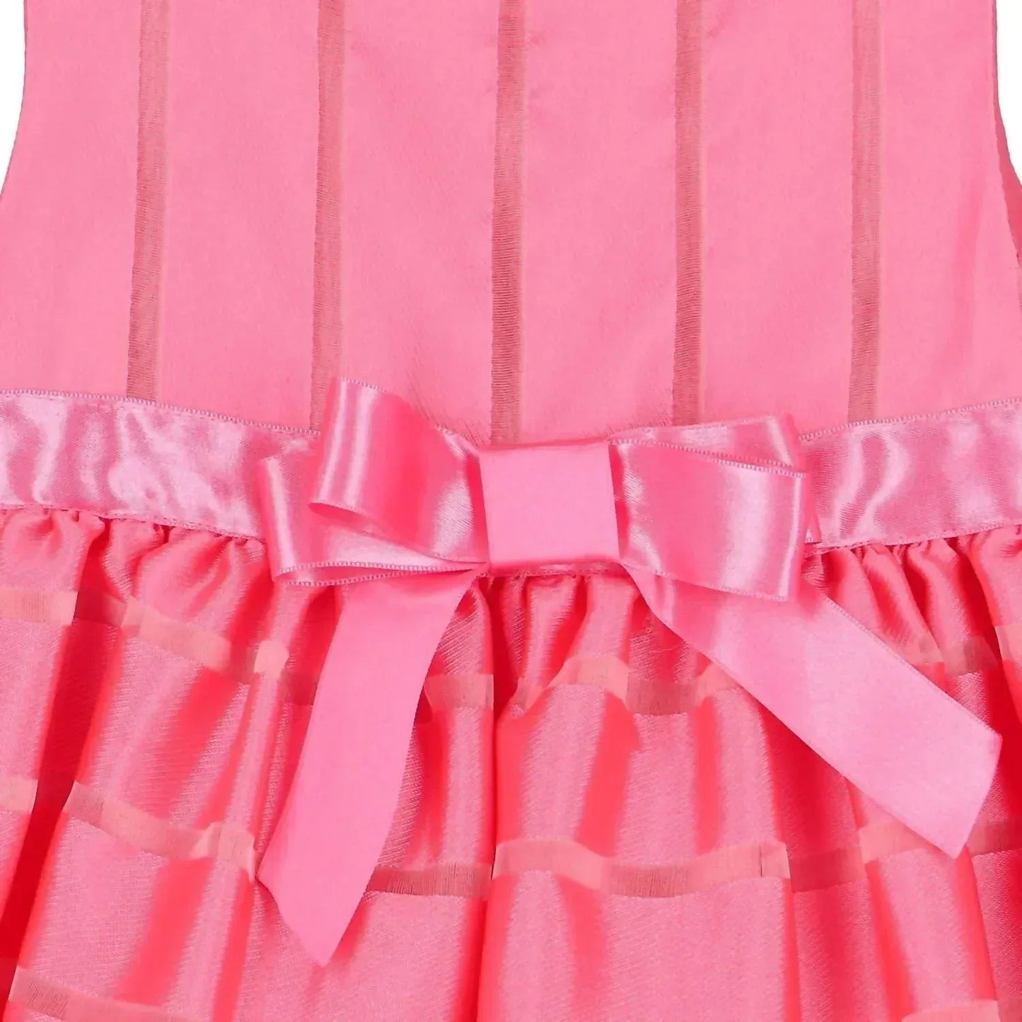 Patachou - Satin And Organza Woven Dress - Rack Hunt