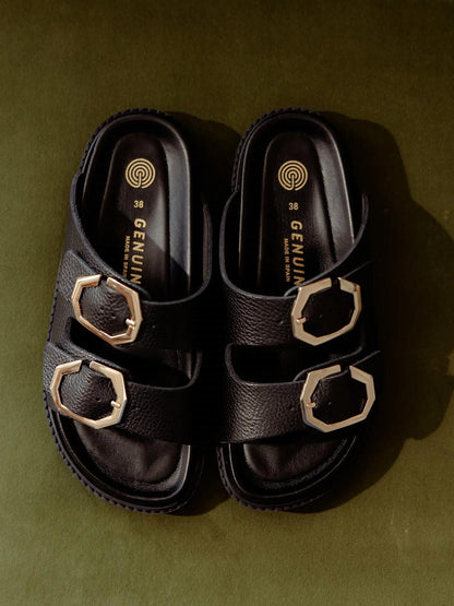 Women's Galia Embossed Leather Sandal