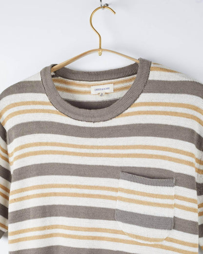 Umber & Ochre - Men's Azad Short Sleeve Pocket Flat Knit Tee - Rack Hunt