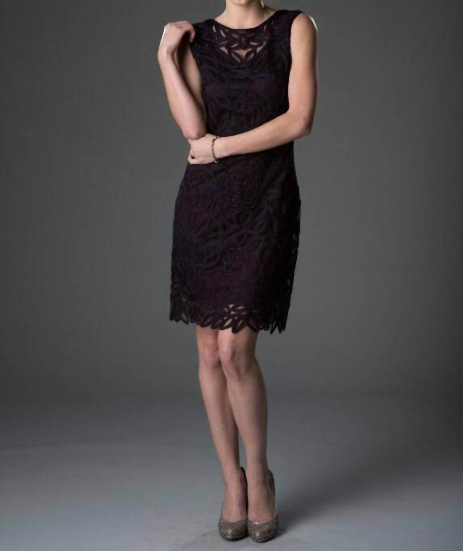 Soulmates - Jewel Neck Beaded Lace Dress - Rack Hunt