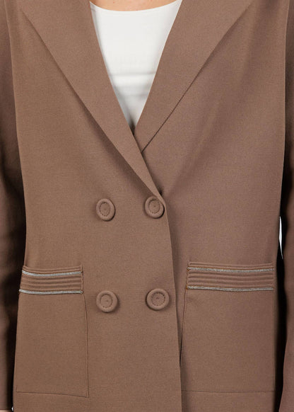 Beaded Trim Blazer