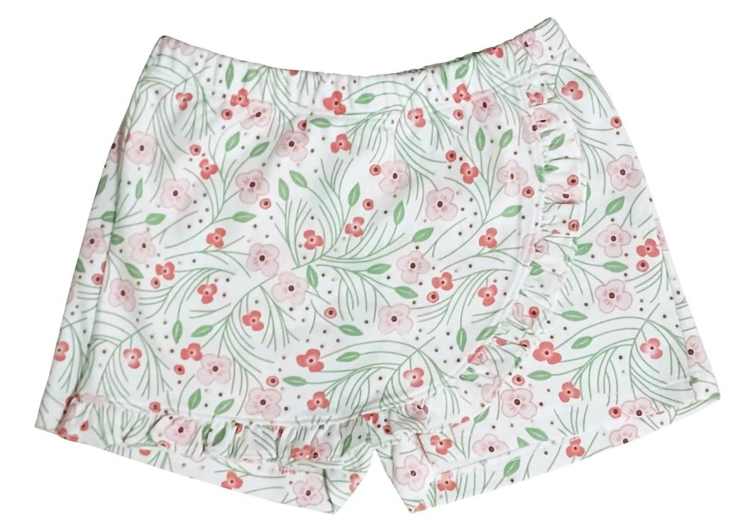 Floral Ruffle Skort