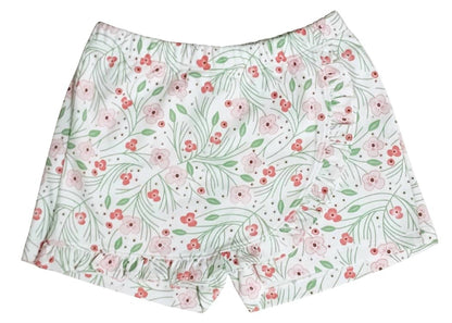 Floral Ruffle Skort
