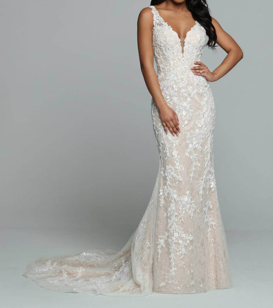 DaVinci Bridal - Sleeveless Wedding Gown - Rack Hunt -