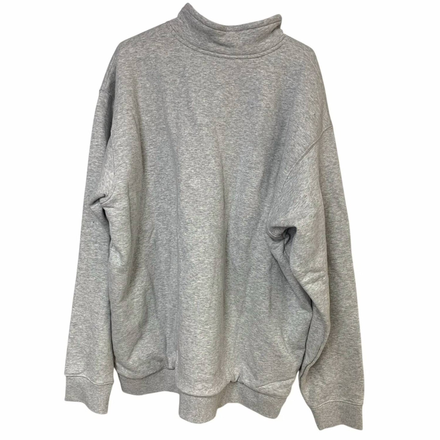 Men's Faux Sherpa Quarter Zip Pullover Sweatshirt - Big And Tall