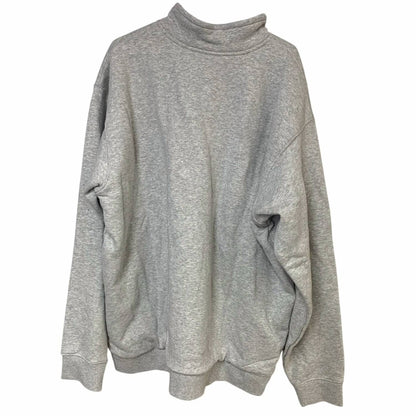 Men's Faux Sherpa Quarter Zip Pullover Sweatshirt - Big And Tall