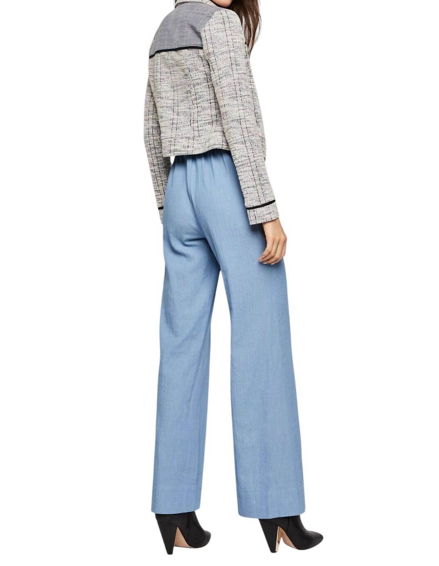 BCBGeneration - Woven Textured Paper bag Denim Trousers - Rack Hunt -