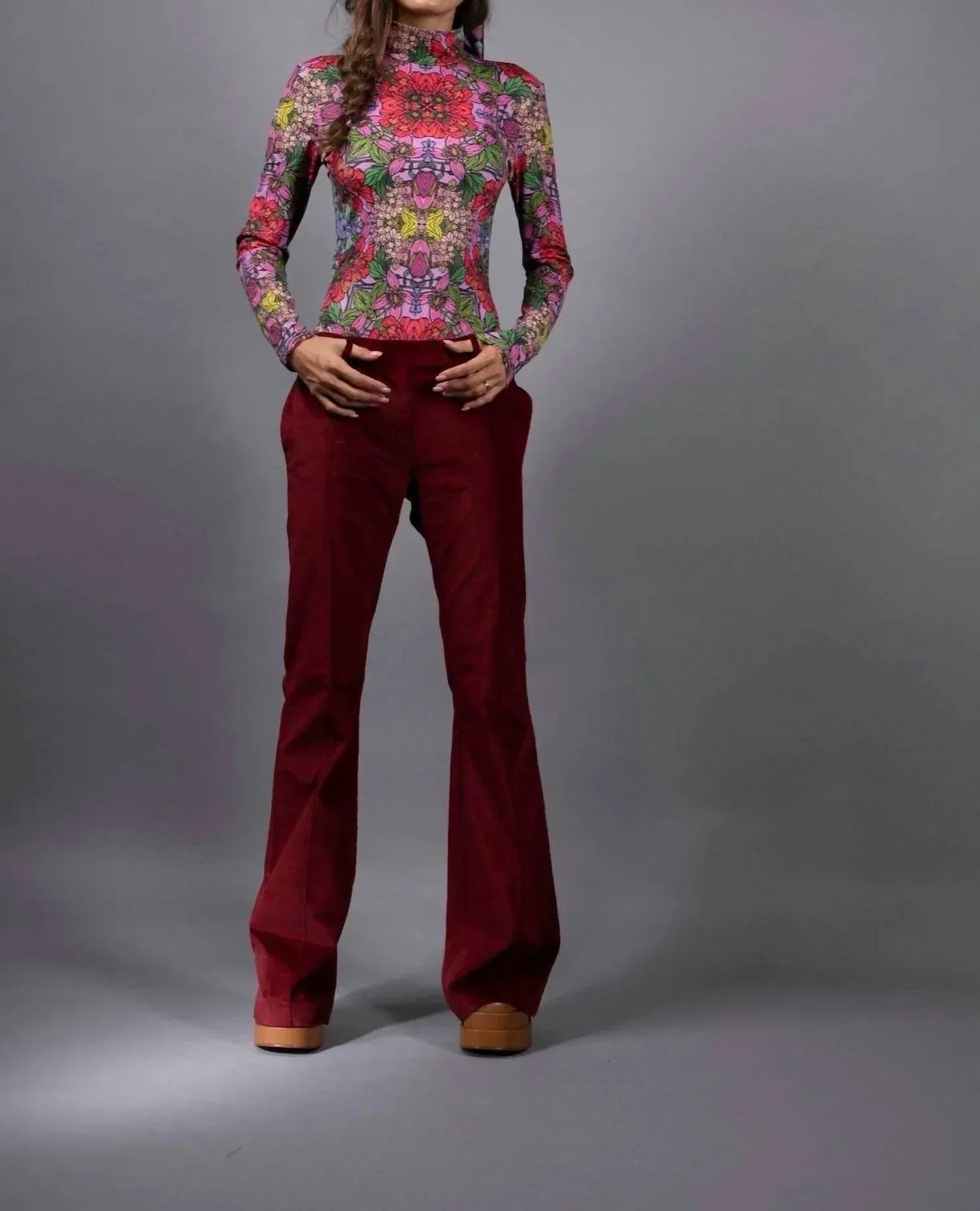 Nuvula - Long Sleeve Turtleneck Bodysuit - Rack Hunt