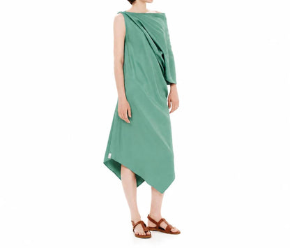 Asymmetrical Midi Dress