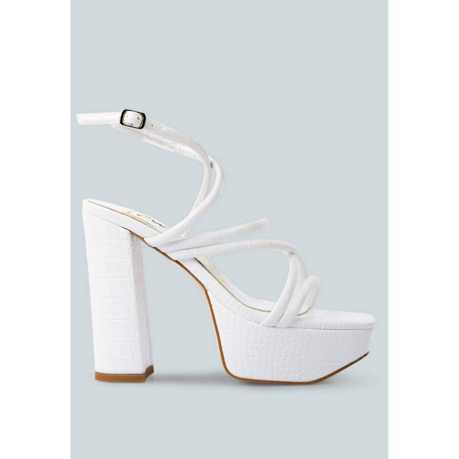 London Rag - Women's Beam Tips Strappy High Heel Sandals - Rack Hunt -