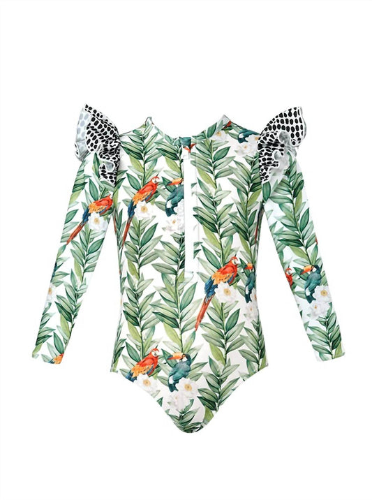 Lia Sahara - Girl's Zipper Long Sleeve One Piece - Rack Hunt -