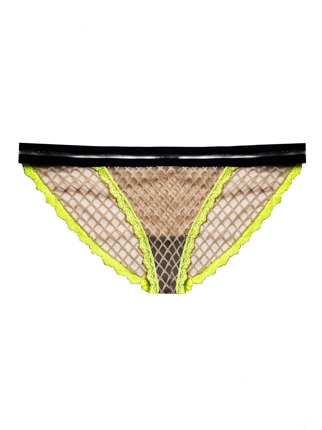TITOV - Women's Natasha Mesh Brief With Neon Trim - Rack Hunt -