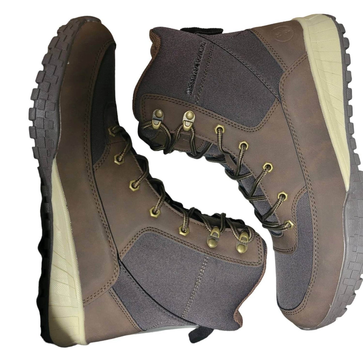 Reserved Footwear New York - Men's Faux Leather Lace-up Boot - Rack Hunt -