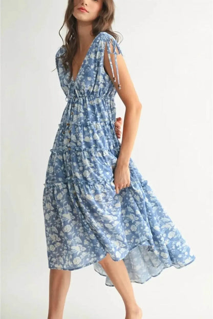 Camellia - Colorado Bell Midi Dress - Rack Hunt