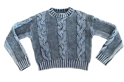 Girl's Knit Crop Sweater
