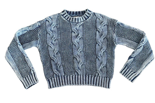 Girl's Knit Crop Sweater