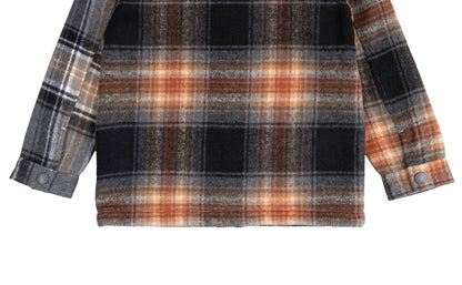 Copper Plaid Shacket