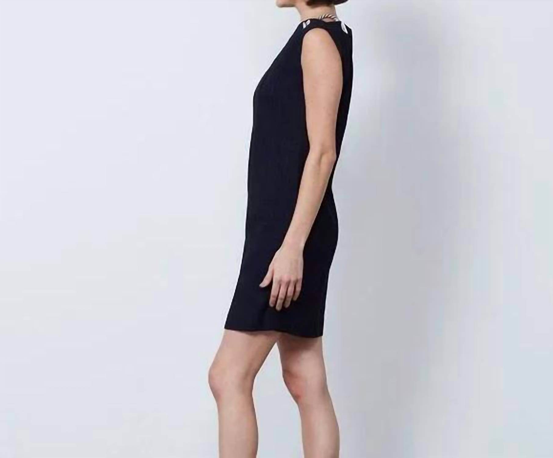 Etcetera - Nautical Plisse Jacquard T-Shirt Dress - Rack Hunt -