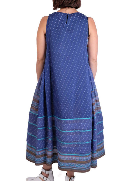 EKA Design Studio - Sleeveless Hand Painted Maxi Dress - Rack Hunt -