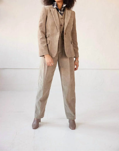 Rose Velvet - Tilda Corduroy Blazer Jacket - Rack Hunt