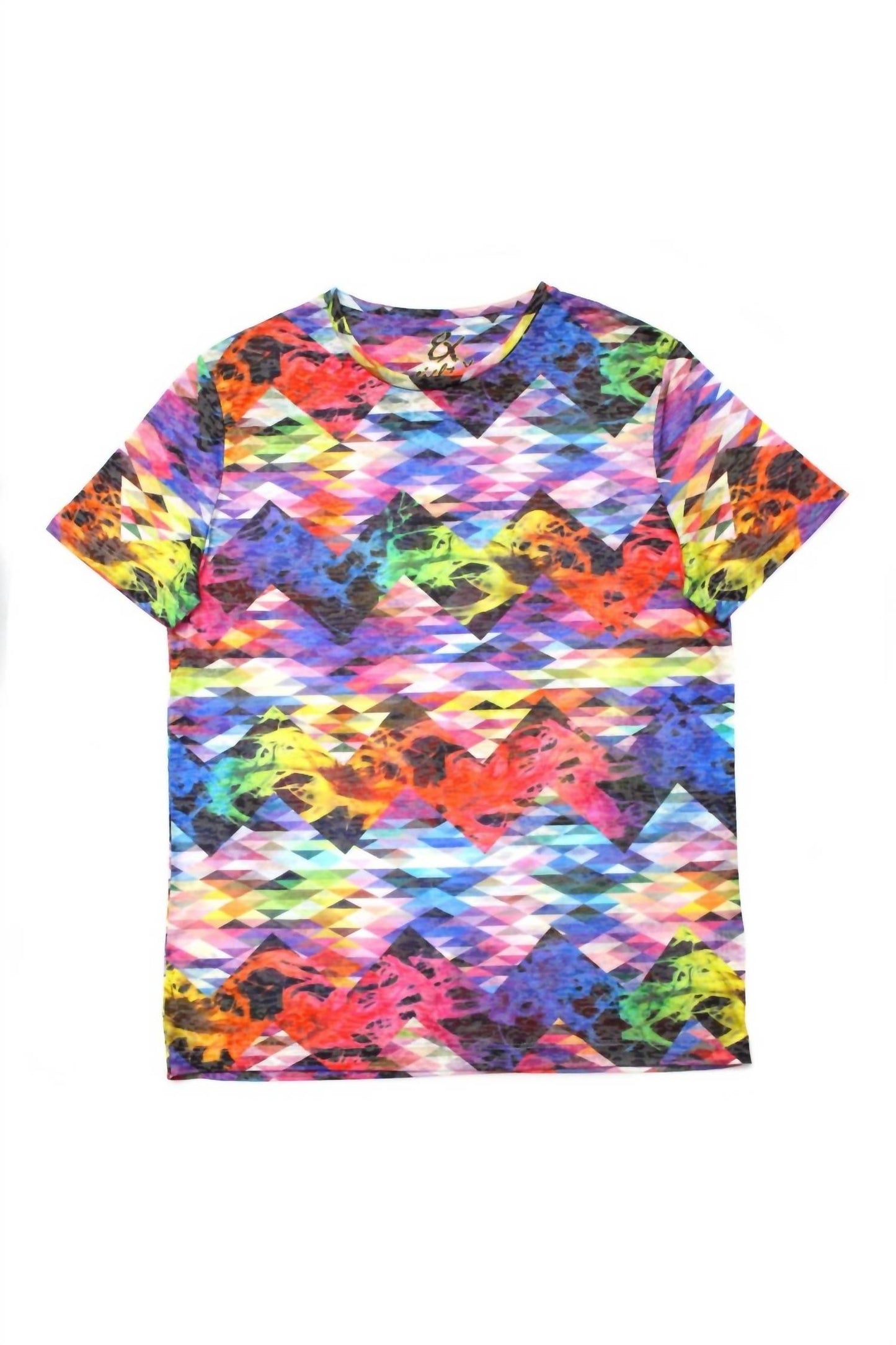 Men's Vibrant Print T-shirt