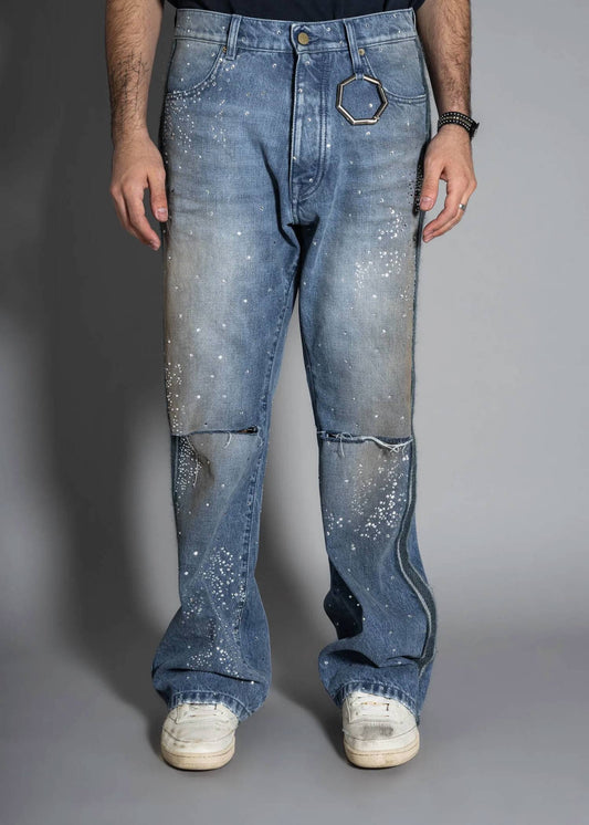 Crystal And Mohair Studio Jeans