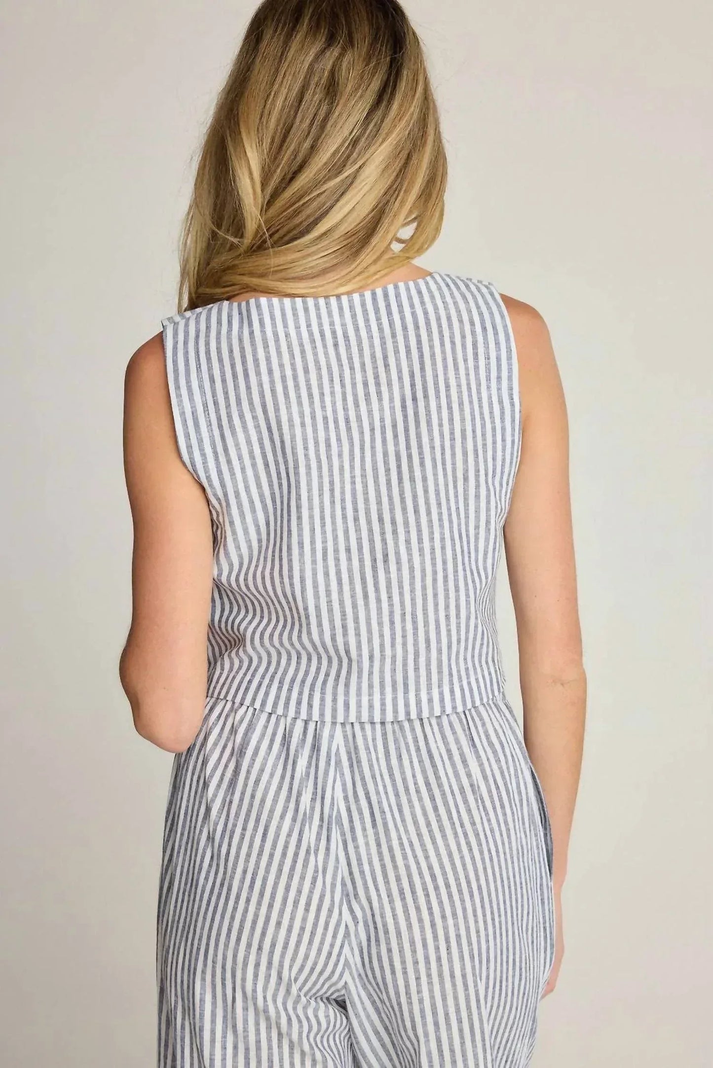 Sunday Ritual - Women's Dahlia Linen Tank Top - Rack Hunt