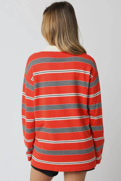 Romy Relaxed Drape Polo