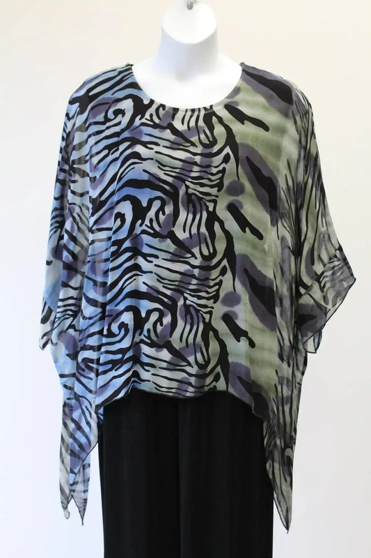 Sterling Styles - Women's Ombre Art To Wear Top - Rack Hunt