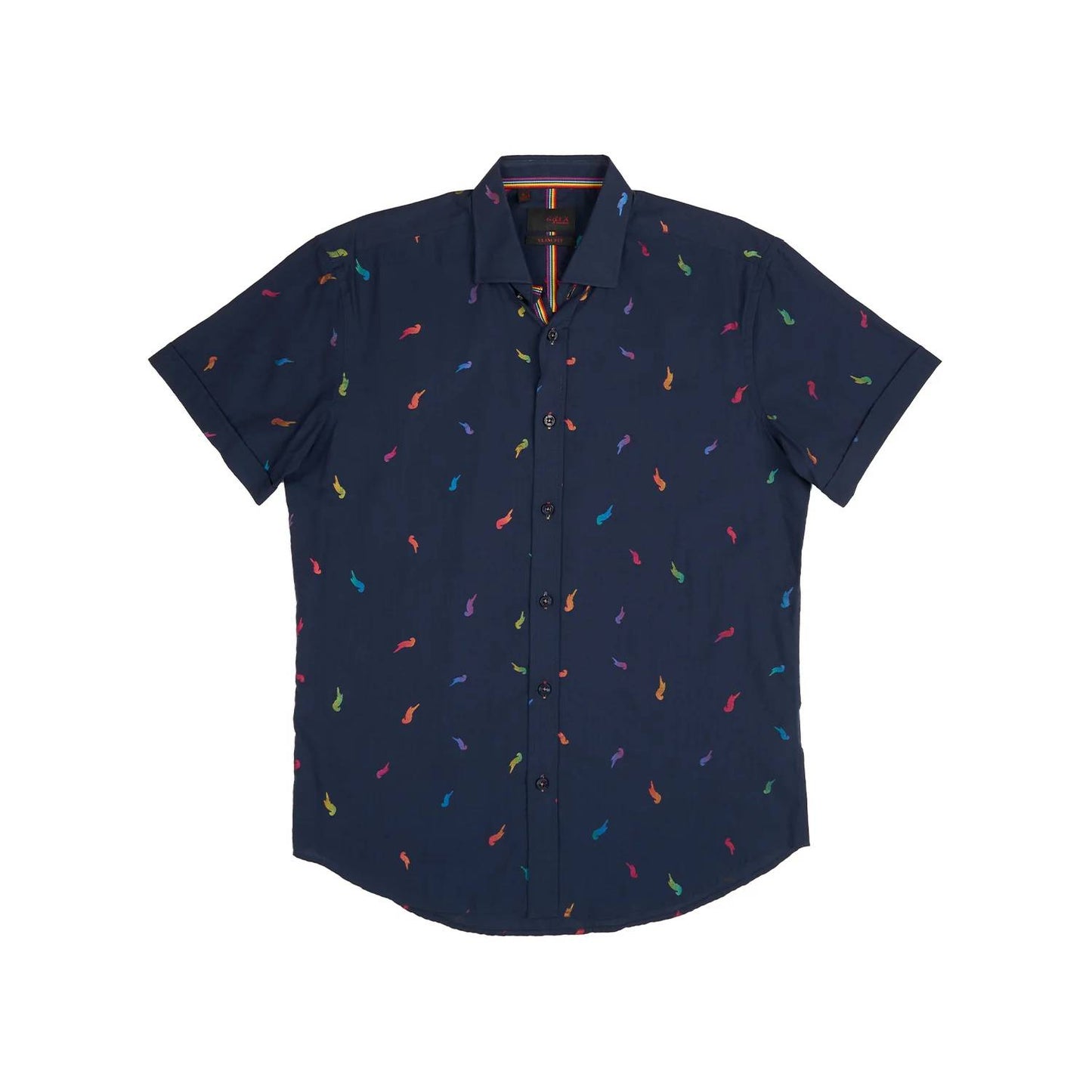 Parrot Punch Foil Short Sleeve Shirt