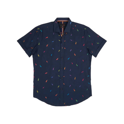 Parrot Punch Foil Short Sleeve Shirt