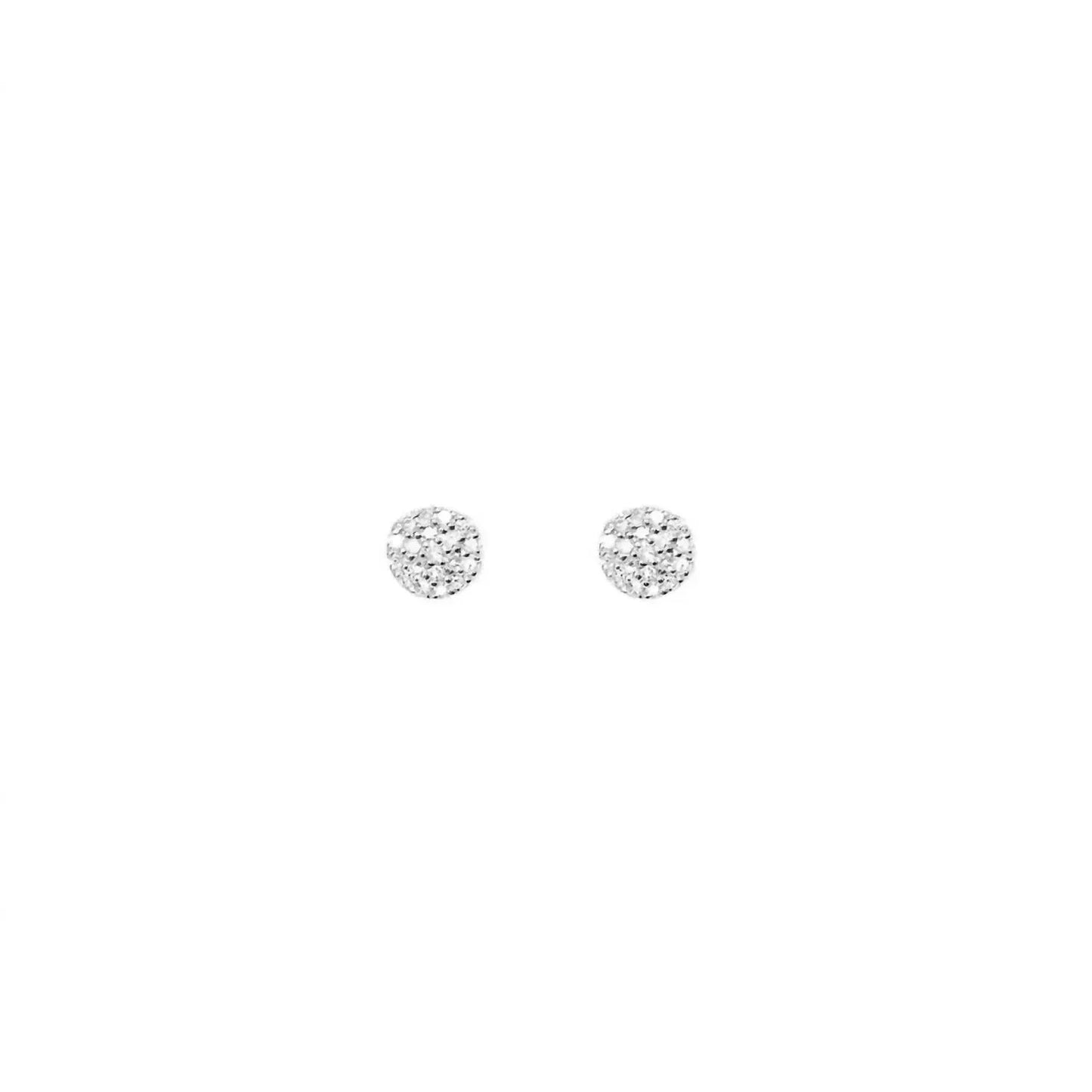 La Soula Jewelry - Women's Circle Diamond Circle Earrings - Rack Hunt