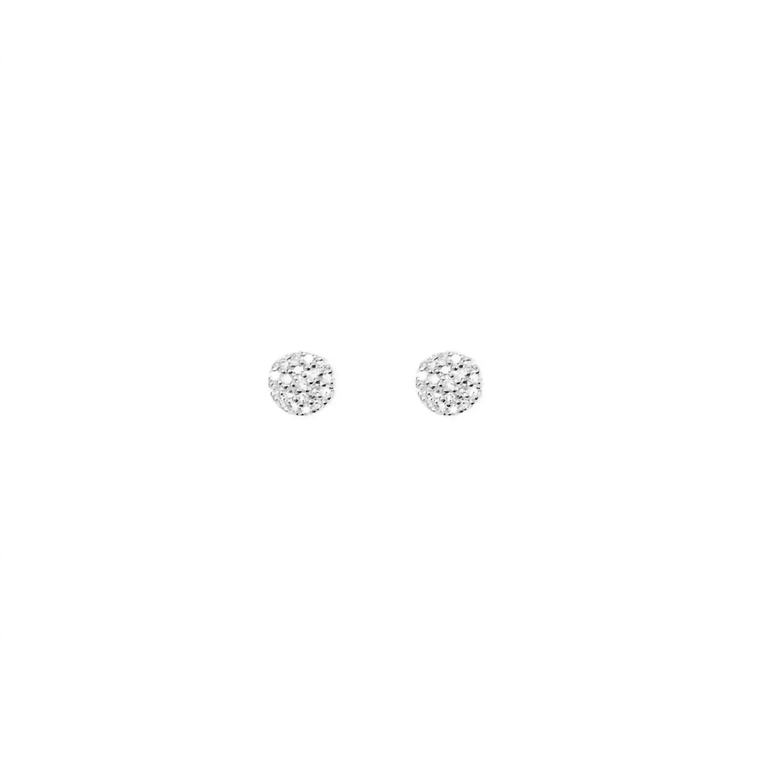 La Soula Jewelry - Women's Circle Diamond Circle Earrings - Rack Hunt