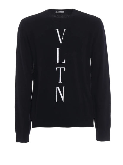 Valentino - Vltn Intarsia Wool Cashmere Sweater - Rack Hunt