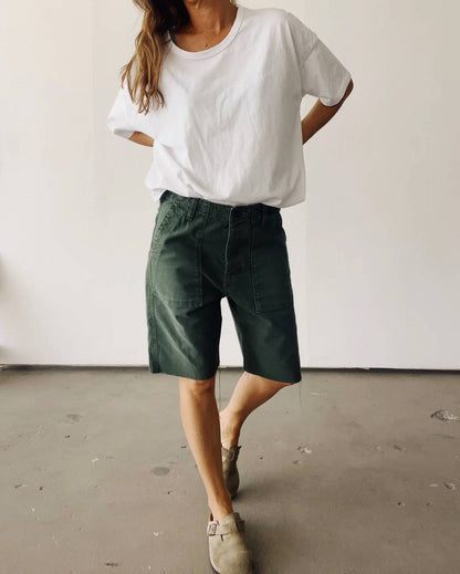 Officer Mid Rise Shorts