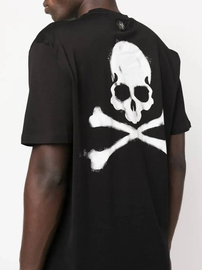 PHILIPP PLEIN - Skull Bone Logo Graphic T-shirt - Rack Hunt