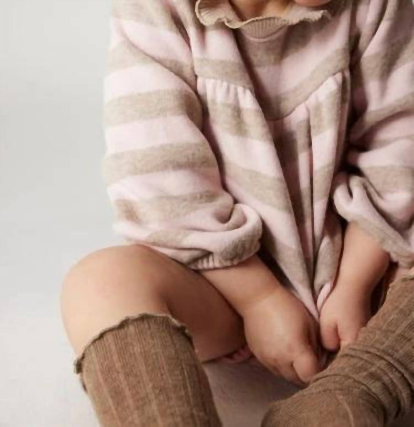 Girl's Wide Stripes Baby Dress