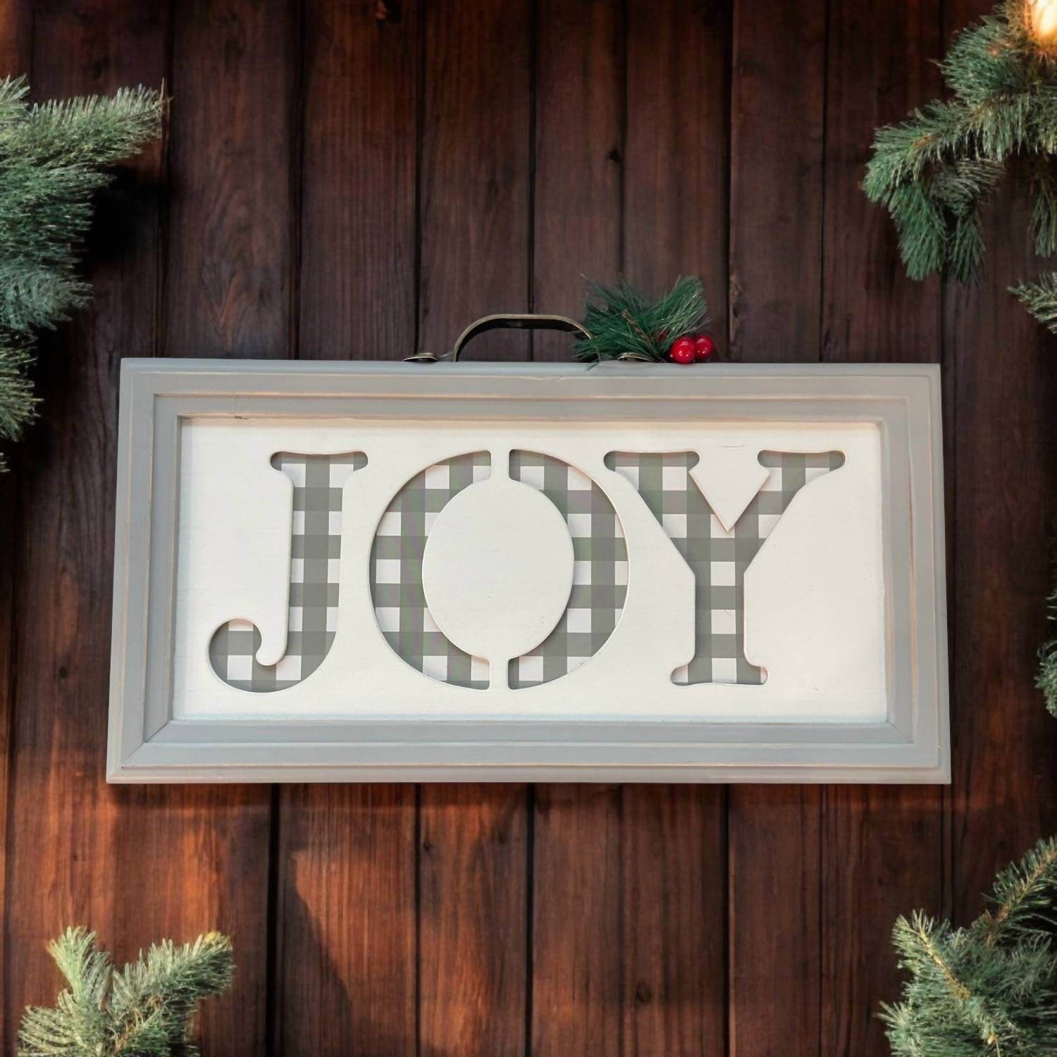 Burton + Burton - “joy” Holiday Sign - Rack Hunt -