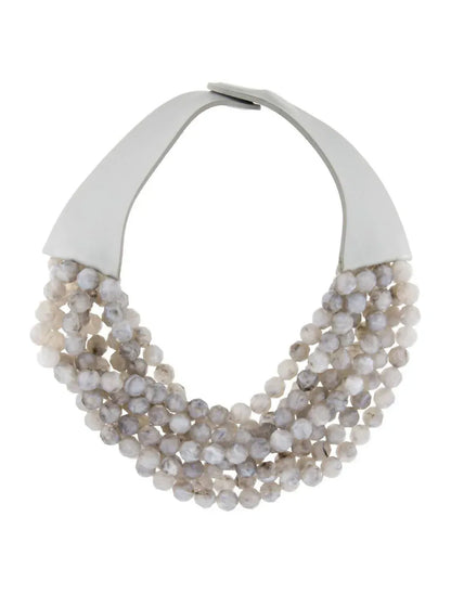 ANB Fashion - Women's Chunky Beaded Layered Necklace - Rack Hunt