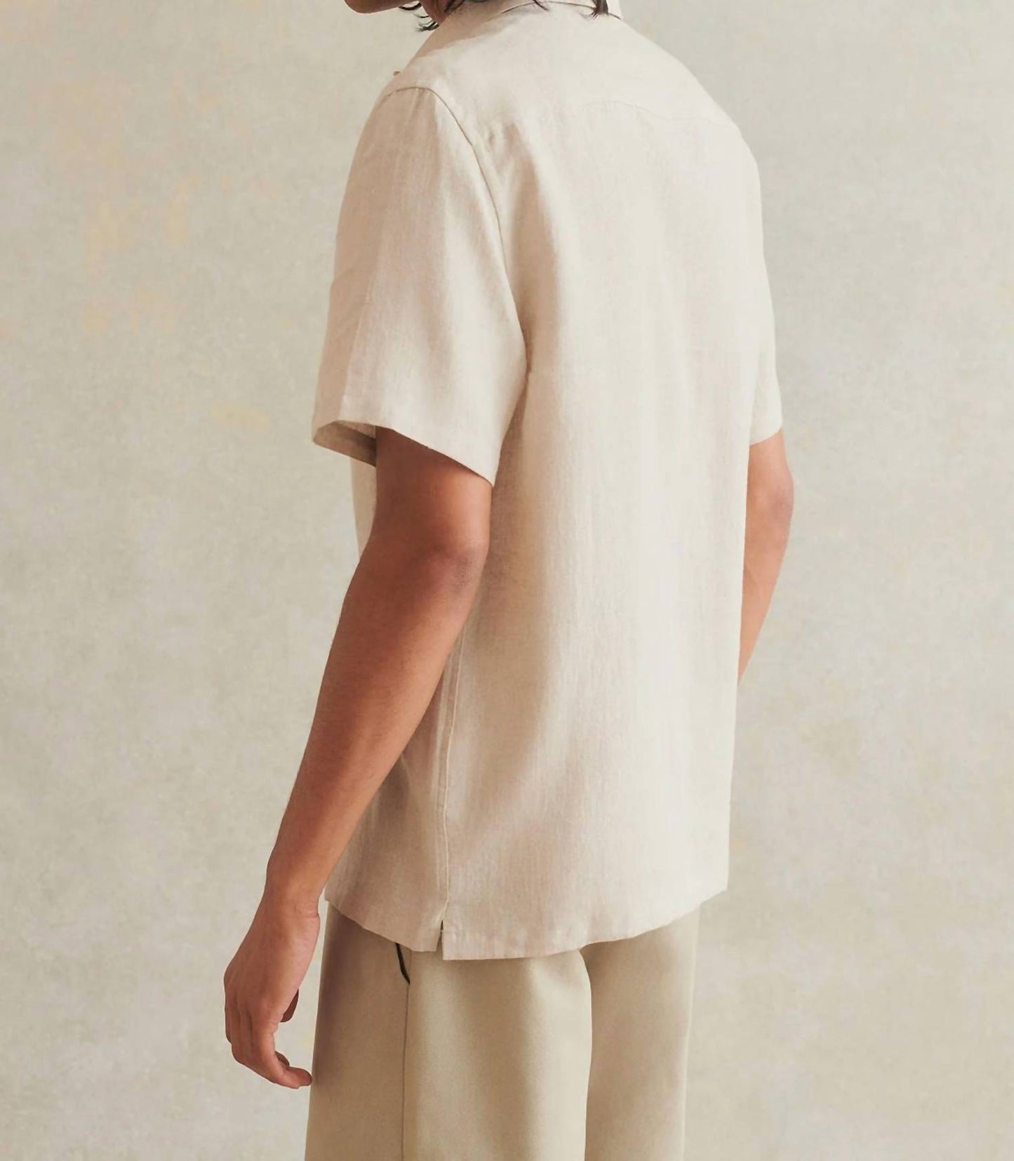 Camp Collar Embroidered Shirt
