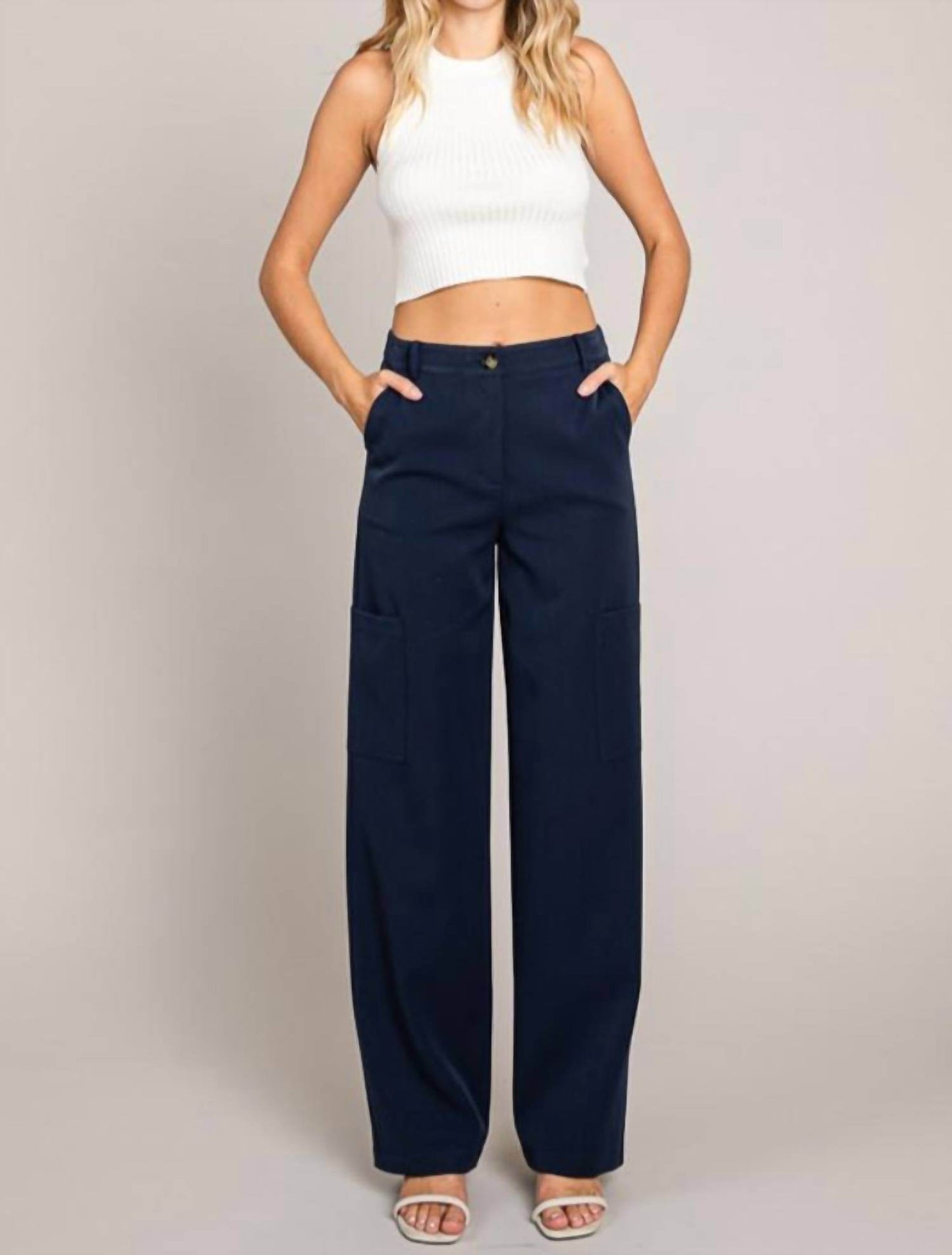 Beloved - Twill Pocket Trousers Pants - Rack Hunt -