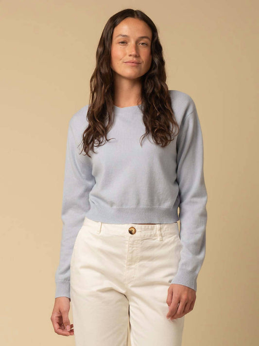 Cropped Long Sleeve Sweater
